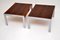 Wood & Chrome Side Tables by Merrow Associates, 1970s, Set of 2, Image 9