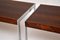 Wood & Chrome Side Tables by Merrow Associates, 1970s, Set of 2 4