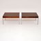 Wood & Chrome Side Tables by Merrow Associates, 1970s, Set of 2 2