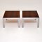 Wood & Chrome Side Tables by Merrow Associates, 1970s, Set of 2, Image 8