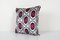 Red Polka Dot Ikat Cushion Cover 3