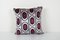 Red Polka Dot Ikat Cushion Cover, Image 1