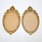 Antique French Gilt Brass Mirrors, 1930s, Set of 2 7