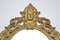 Antique French Gilt Brass Mirrors, 1930s, Set of 2 2