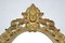 Antique French Gilt Brass Mirrors, 1930s, Set of 2, Image 2