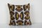 Silk and Velvet Ikat Cushion Cover, 2010s 1