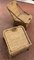 Vintage Picnic Sessel aus Rattan & Leder, 1920er, 2er Set 2