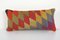 Federa Kilim colorata intrecciata a mano, anni '70, Immagine 1