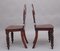 19th Century Mahogany Hall Chairs, 1840s, Set of 2 4