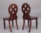 19th Century Mahogany Hall Chairs, 1840s, Set of 2 5