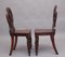 19th Century Mahogany Hall Chairs, 1840s, Set of 2 6