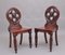 19th Century Mahogany Hall Chairs, 1840s, Set of 2 8