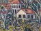 Fargie, Village Ucel Ardèche, XX secolo, olio su tela, con cornice, Immagine 5