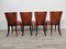 Art Deco Dining Chairs by Jindrich Halabala, 1940s, Set of 4, Image 5