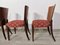 Art Deco Dining Chairs by Jindrich Halabala, 1940s, Set of 4 3