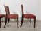 Art Deco Dining Chairs by Jindrich Halabala, 1940s, Set of 4 4