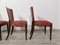 Art Deco Dining Chairs by Jindrich Halabala, 1940s, Set of 4, Image 4