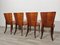 Art Deco Dining Chairs by Jindrich Halabala, 1940s, Set of 4 16