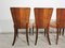 Art Deco Dining Chairs by Jindrich Halabala, 1940s, Set of 4, Image 24