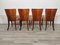 Art Deco Dining Chairs by Jindrich Halabala, 1940s, Set of 4 14