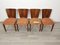 Art Deco Dining Chairs by Jindrich Halabala, 1940s, Set of 4 3