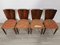 Art Deco Dining Chairs by Jindrich Halabala, 1940s, Set of 4 2