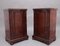 19th Century Flame Mahogany Bedside Cabinets, 1840s, Set of 2 1