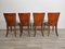 Chaises de Salle à Manger Art Déco par Jindrich Halabala, 1940s, Set de 4 6