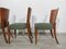 Art Deco Dining Chairs by Jindrich Halabala, 1940s, Set of 4 8