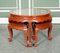 Asian Rosewood Tea Table with Seats, Set of 5 1