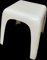 Small Stool in White Resin, Image 2