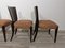 Art Deco Dining Chairs by Jindrich Halabala, 1940s, Set of 4 11