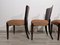 Art Deco Dining Chairs by Jindrich Halabala, 1940s, Set of 4 9