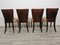 Art Deco Dining Chairs by Jindrich Halabala, 1940s, Set of 4 21