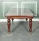 19th Century Victorian Dining Table with Turned Legs, Image 3