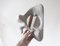 Espejo de pared de papel maché en gris natural de Miriam Castiglia, Imagen 4