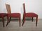 Art Deco Dining Chairs by Jindrich Halabala, 1940s, Set of 4 17