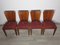 Art Deco Dining Chairs by Jindrich Halabala, 1940s, Set of 4 1