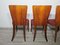 Art Deco Dining Chairs by Jindrich Halabala, 1940s, Set of 4 19