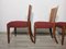 Art Deco Dining Chairs by Jindrich Halabala, 1940s, Set of 4 5