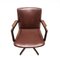 Model A721 Desk Swivel Chair in Cognac Leather by Hans J. Wegner for Planmøbel, Denmark, 1940s, Image 6