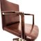 Model A721 Desk Swivel Chair in Cognac Leather by Hans J. Wegner for Planmøbel, Denmark, 1940s 9