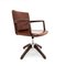 Model A721 Desk Swivel Chair in Cognac Leather by Hans J. Wegner for Planmøbel, Denmark, 1940s 2