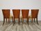 Art Deco Dining Chairs by Jindrich Halabala, 1940s, Set of 4 16