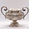 Silver Sugar Bowl with Glass Insert, Image 1