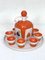 Italian Ceramic Liquor Set by Pucci Umbertide, 1950s, Set of 10 1