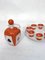 Italienisches Likörset aus Keramik von Pucci Umbertide, 1950er, 10er Set 2