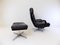 Don Leather Lounge Chair with Ottoman by Bernd Münzebrock for Walter Knoll / Wilhelm Knoll, 1960s, Set of 2 4