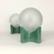 Green Ceramic Table Lamps from Gabbianelli, Italy, 1960s, Set of 2 2