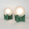 Grüne Keramik Tischlampen von Gabbianelli, Italien, 1960er, 2er Set 14